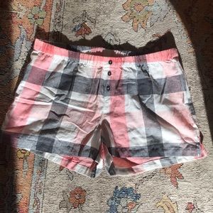 Sonoma plaid sleep shorts NWOT S